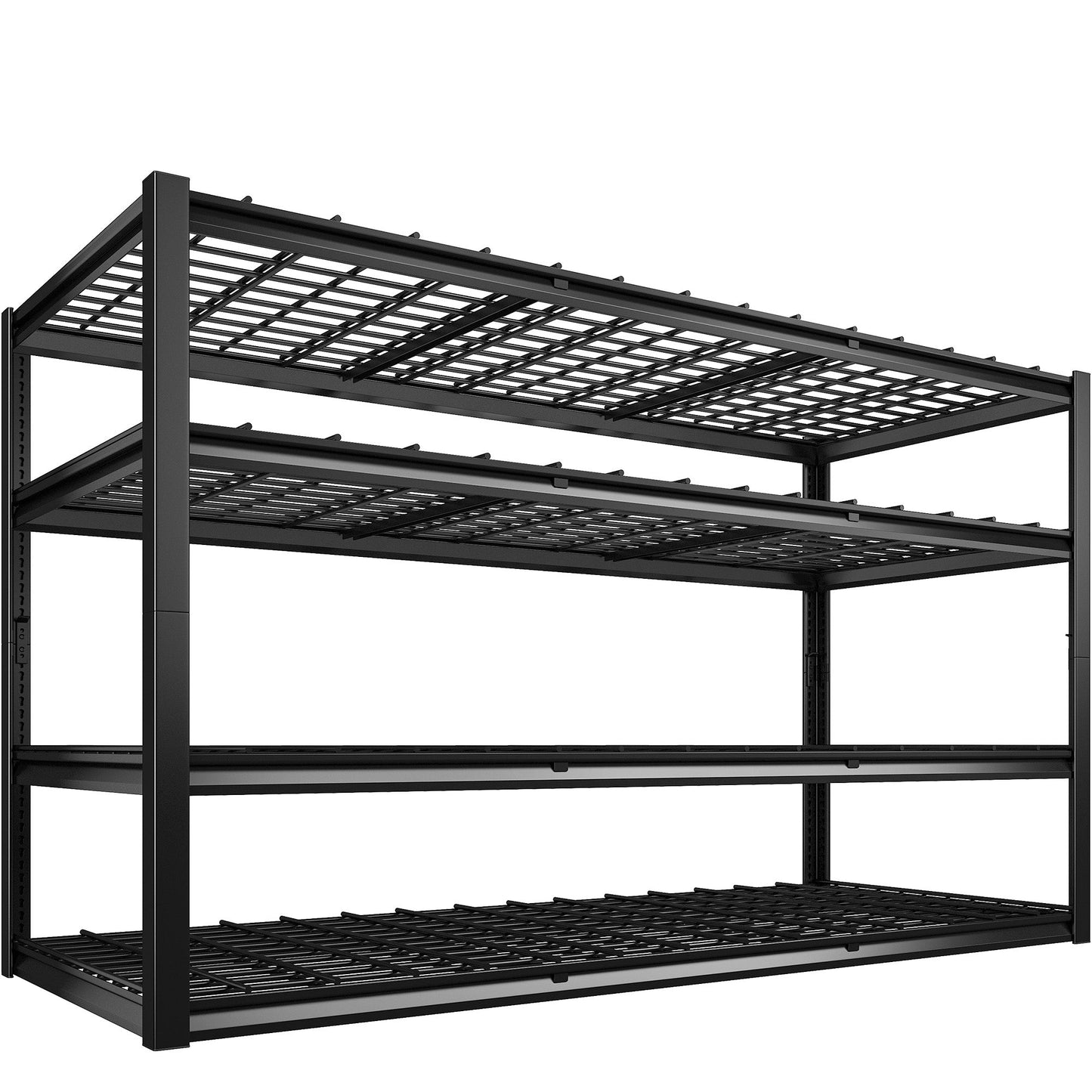 【🔥Factory Direct Clearout Sale🔥】60"W 4-Tier Shelves for Storage 2550LBS Adjustable Garage Shelving Storage Racks for Pantry Garage Basement
