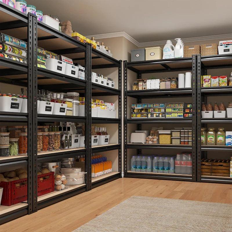 【🔥Factory Direct Clearout Sale🔥】5-Tier Storage Shelving Units, Adjustable Shelves for Garage Pantry Kitchen, 2000 lbs Capacity