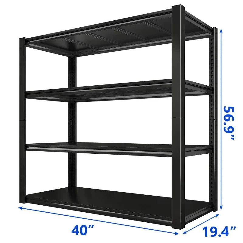 【🔥Factory Direct Clearout Sale🔥】40"W Storage Shelves 1800 LBS Adjustable Metal Shelves for Storage for Pantry Kitchen
