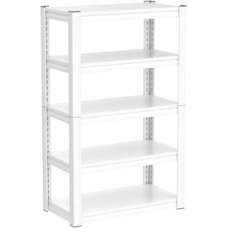 【🔥Factory Direct Clearout Sale🔥】63" H White Metal Shelving Unit, 2010 LBS Adjustable Heavy Duty Storage Shelves, Utility Rack for Pantry Kitchen