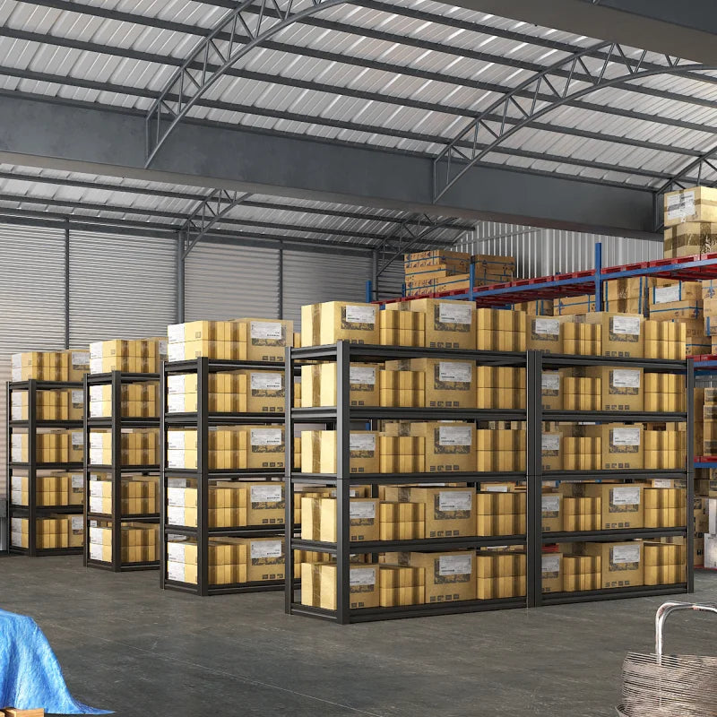 【🔥Factory Direct Clearout Sale🔥】5 Tier 72"H Garage Shelving,Adjustable Steel Storage Shelves 2600lbs for Warehouse,Basement,Garage,Industrial