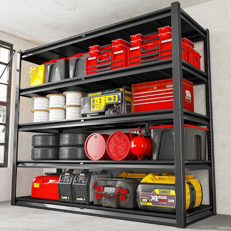 【🔥Factory Direct Clearout Sale🔥】78"H Storage Shelves 3100LBS Garage Shelving Heavy Duty Adjustable Metal Shelves Unit for Storage Rack