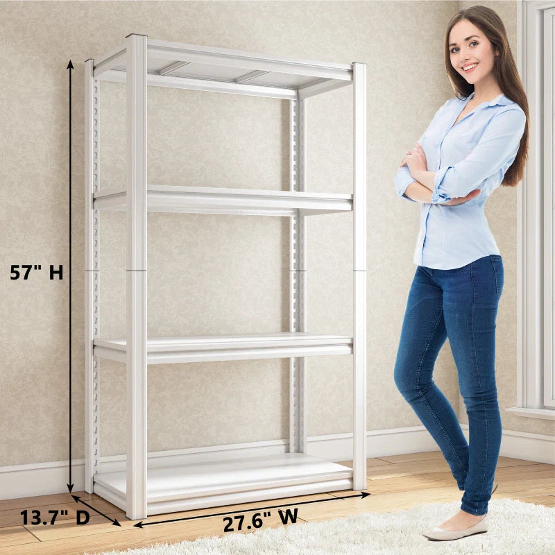【🔥Factory Direct Clearout Sale🔥】27.6"W kitchen Rack Shelf 1600 lbs for Pantry Storage Metal Shelving Unit