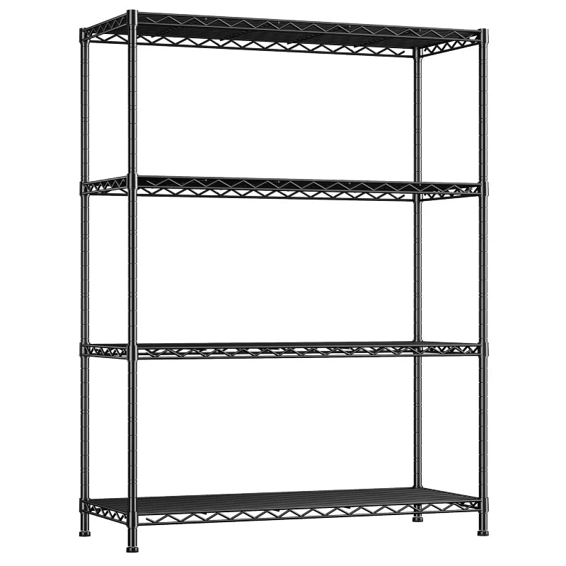 【🔥Factory Direct Clearout Sale🔥】3-Shlef Metal Shelves, Adjustable Steel Wire Shelving Units, Storage Rack for Kitchen Pantry Closet Dorm