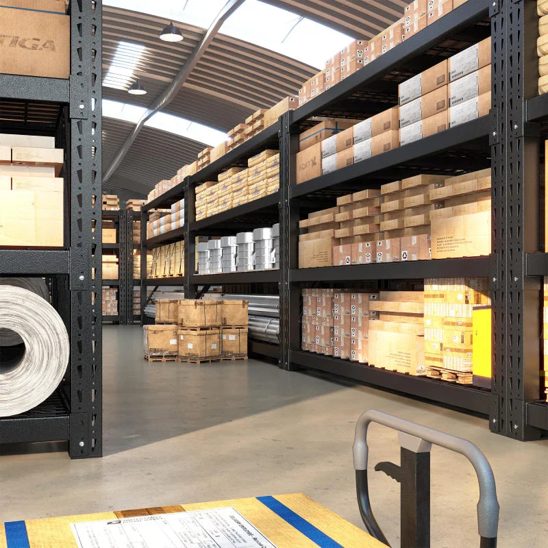 【🔥Factory Direct Clearout Sale🔥】9400LBS Heavy Duty Industrial Shelving 72"H Garage Shelving 4 -Tier Adjustable Storage Shelves for Warehouse, Garage, Basement Shop