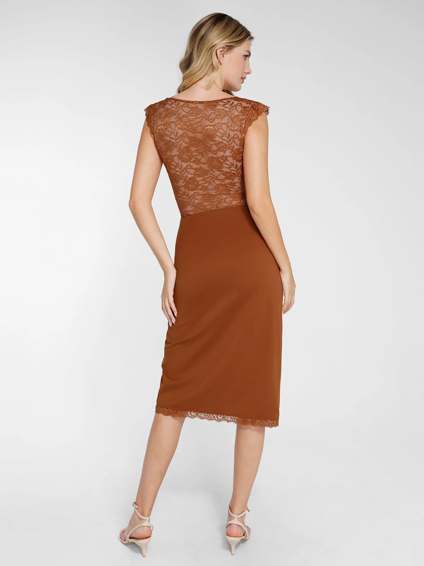 【🔥Hot Sale🔥】Shapewear Sculpting Lace Bodysuit or Midi Skirt or Shrug