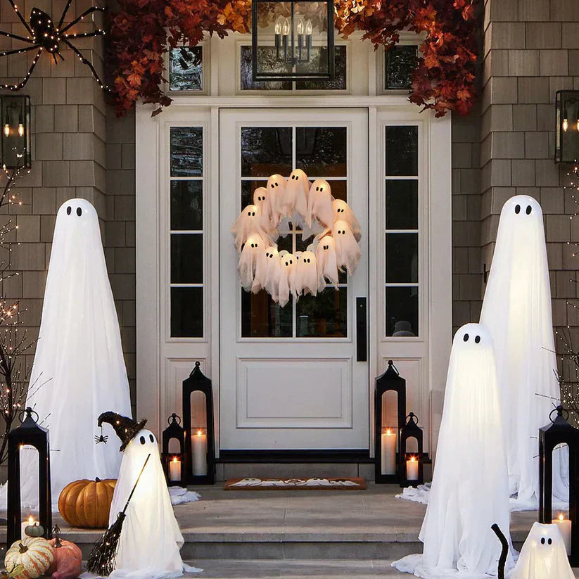 【🔥Hot Sale🔥】Spooky Halloween Glow Wreath
