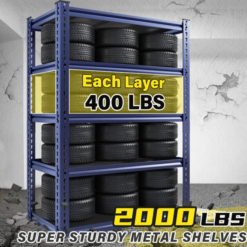 【🔥Factory Direct Clearout Sale🔥】31.7" W Storage Shelves 2000 lbs Adjustable 5-Tier Metal Shelving Units and Storage Rack Shelf