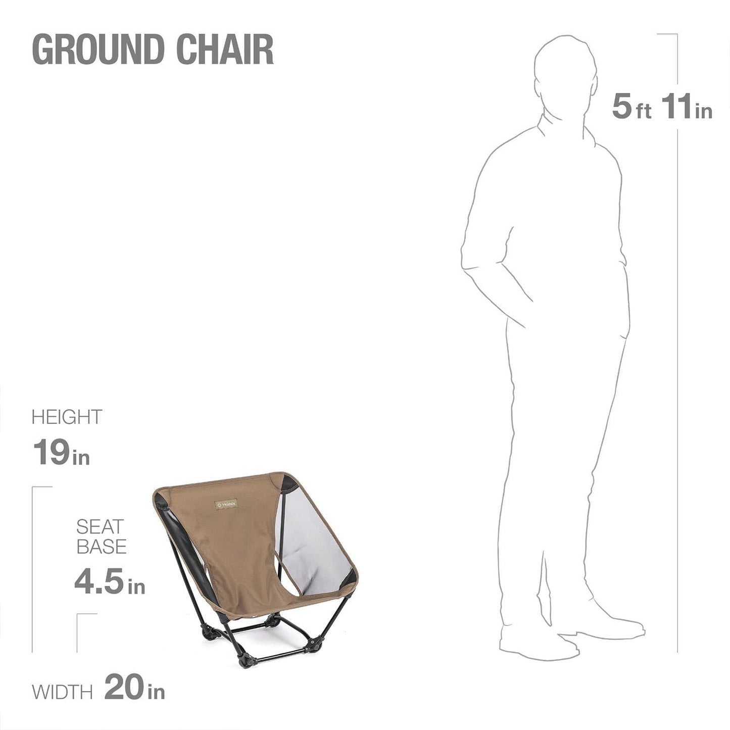【🔥Big Sale🔥】Helinox Ground Chair