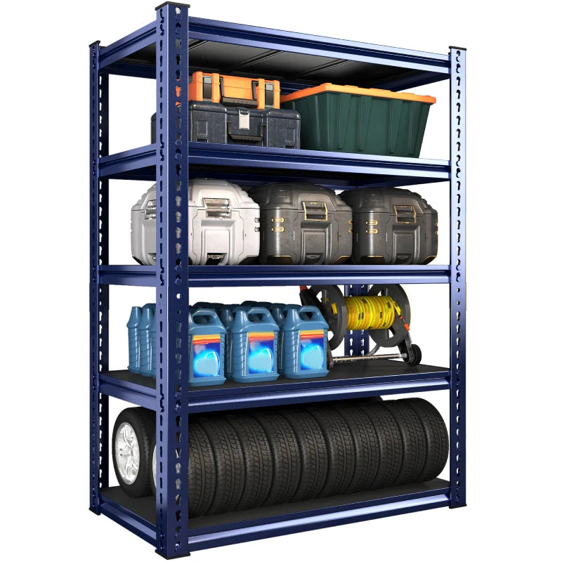 【🔥Factory Direct Clearout Sale🔥】31.7" W Storage Shelves 2000 lbs Adjustable 5-Tier Metal Shelving Units and Storage Rack Shelf