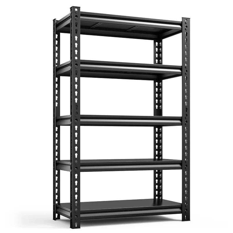 【🔥Factory Direct Clearout Sale🔥】28"W Shelving and Racking 1600 Lbs Adjustable Storage Shelving for Pantry,Garage and Storage Room.