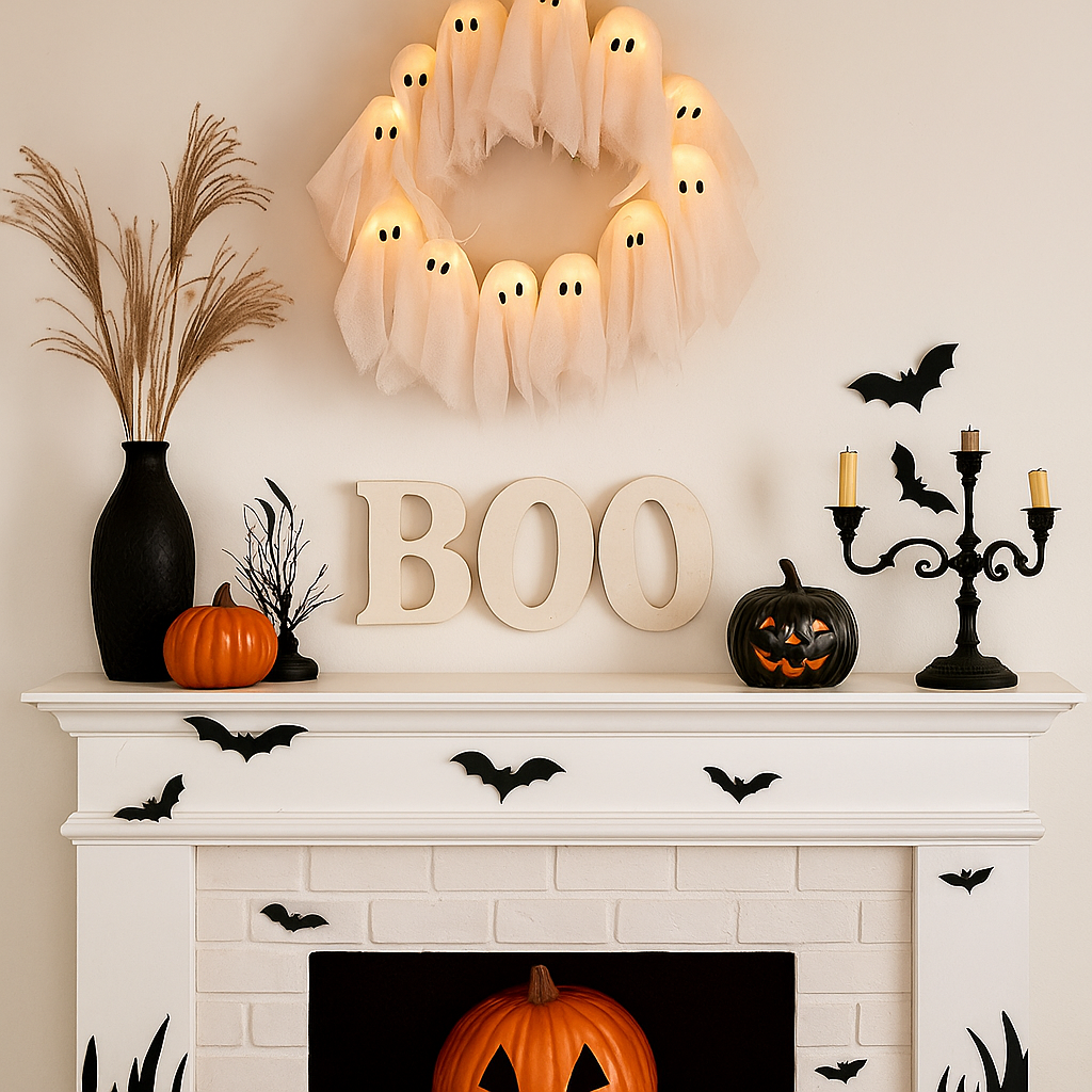 【🔥Hot Sale🔥】Spooky Halloween Glow Wreath