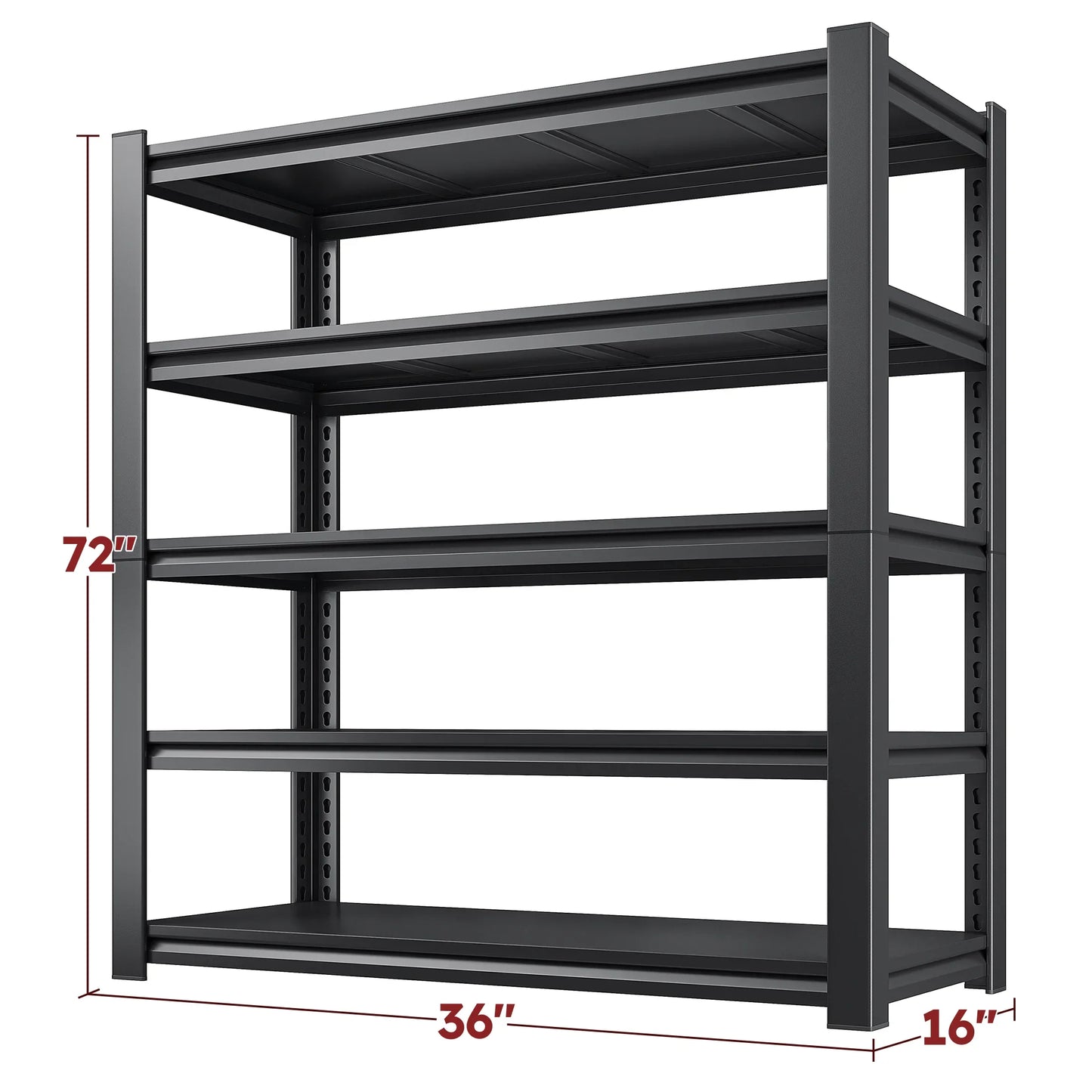 【🔥Factory Direct Clearout Sale🔥】36" W Adjustable Metal Storage Rack,2650LBS Heavy Duty Garage Shelves , Ultra-Sturdy Shelving for Garage, Basement & Workshop