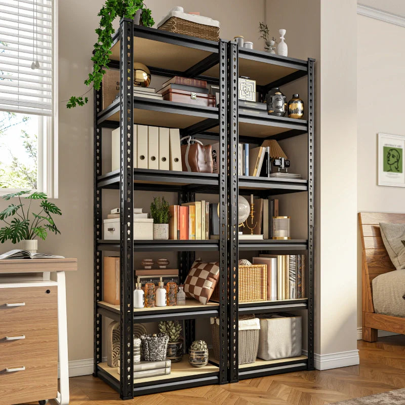 【🔥Factory Direct Clearout Sale🔥】16"W Corner Shelves, 6-Tier Adjustable Storage Shelving Units, 2250lbs Corner Shelf for Living Room Pantry Dorm