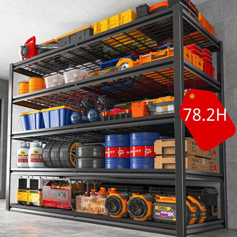 【🔥Factory Direct Clearout Sale🔥】2 Packs 3000LBS Garage Shelving 5 Tier Rust-Proof Adjustable Industrial Shelving  Metal Storage Shelves Easy Assembly 10 Minutes