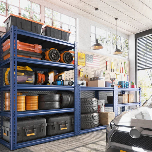 【🔥Factory Direct Clearout Sale🔥】31.7" W Storage Shelves 2000 lbs Adjustable 5-Tier Metal Shelving Units and Storage Rack Shelf