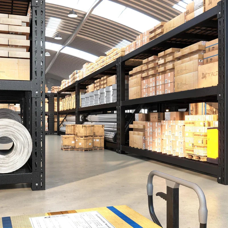 【🔥Factory Direct Clearout Sale🔥】77" W x 66"H Ultra Wide Garage Shelving 6600LBS Heavy Duty Storage Shelves 3 Tier Metal Shelving Unit Adjustable Utility Shelves for Basement, Garage, Warehouse