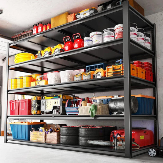 【🔥Factory Direct Clearout Sale🔥】78"H Storage Shelves 3100LBS Garage Shelving Heavy Duty Adjustable Metal Shelves Unit for Storage Rack
