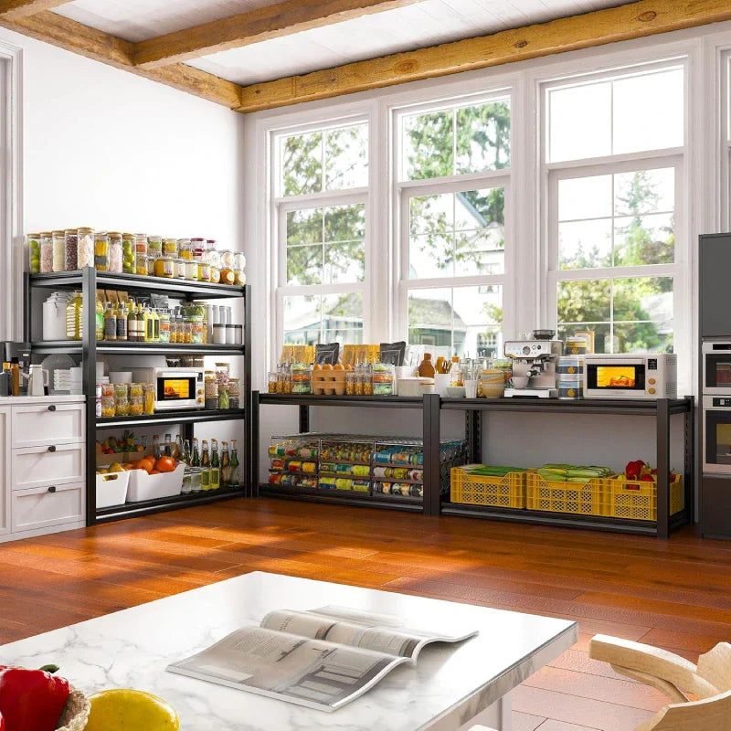 【🔥Factory Direct Clearout Sale🔥】40"W Storage Shelves 1800 LBS Adjustable Metal Shelves for Storage for Pantry Kitchen
