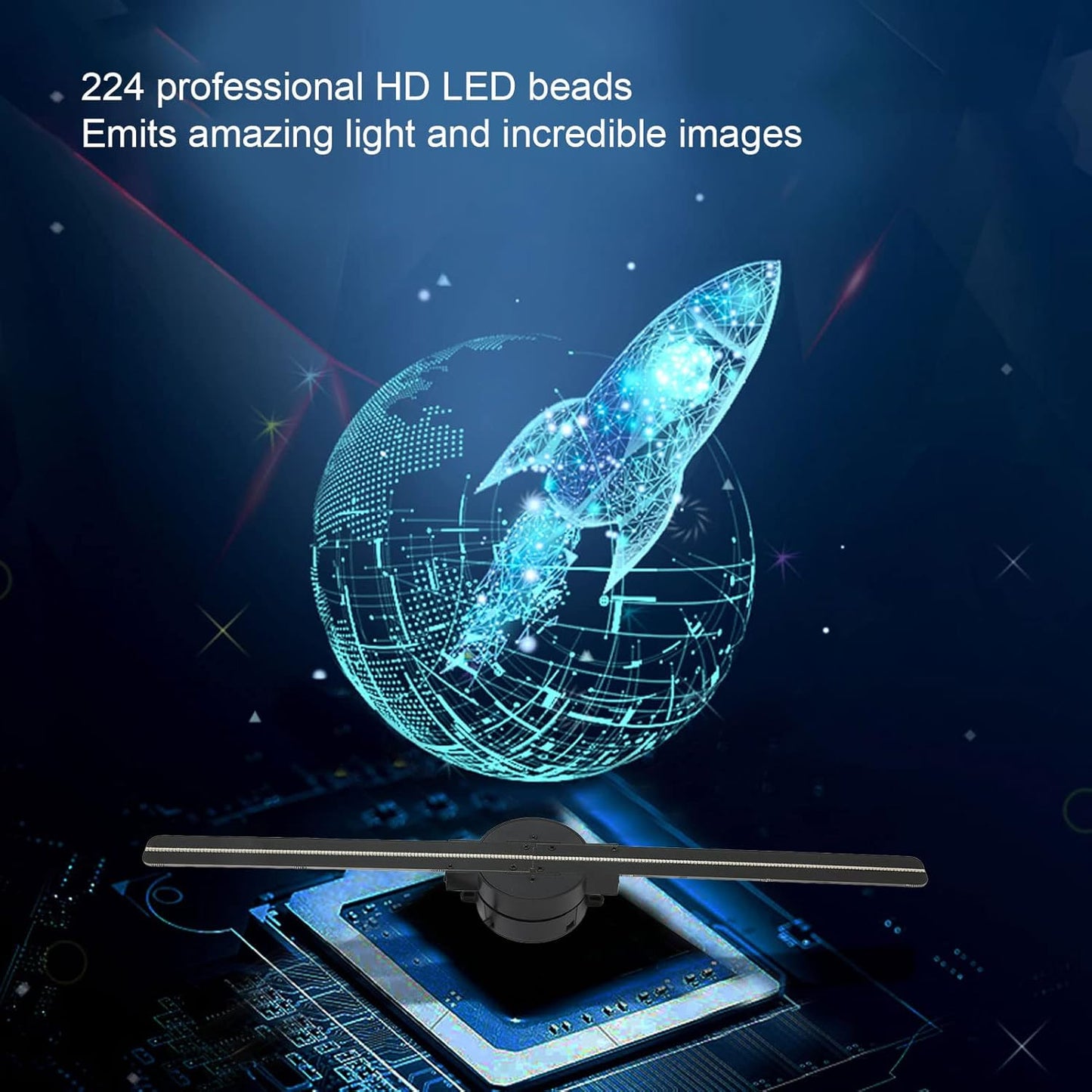 【🔥Hot Sale🔥】3D Hologram LED Fan Projector