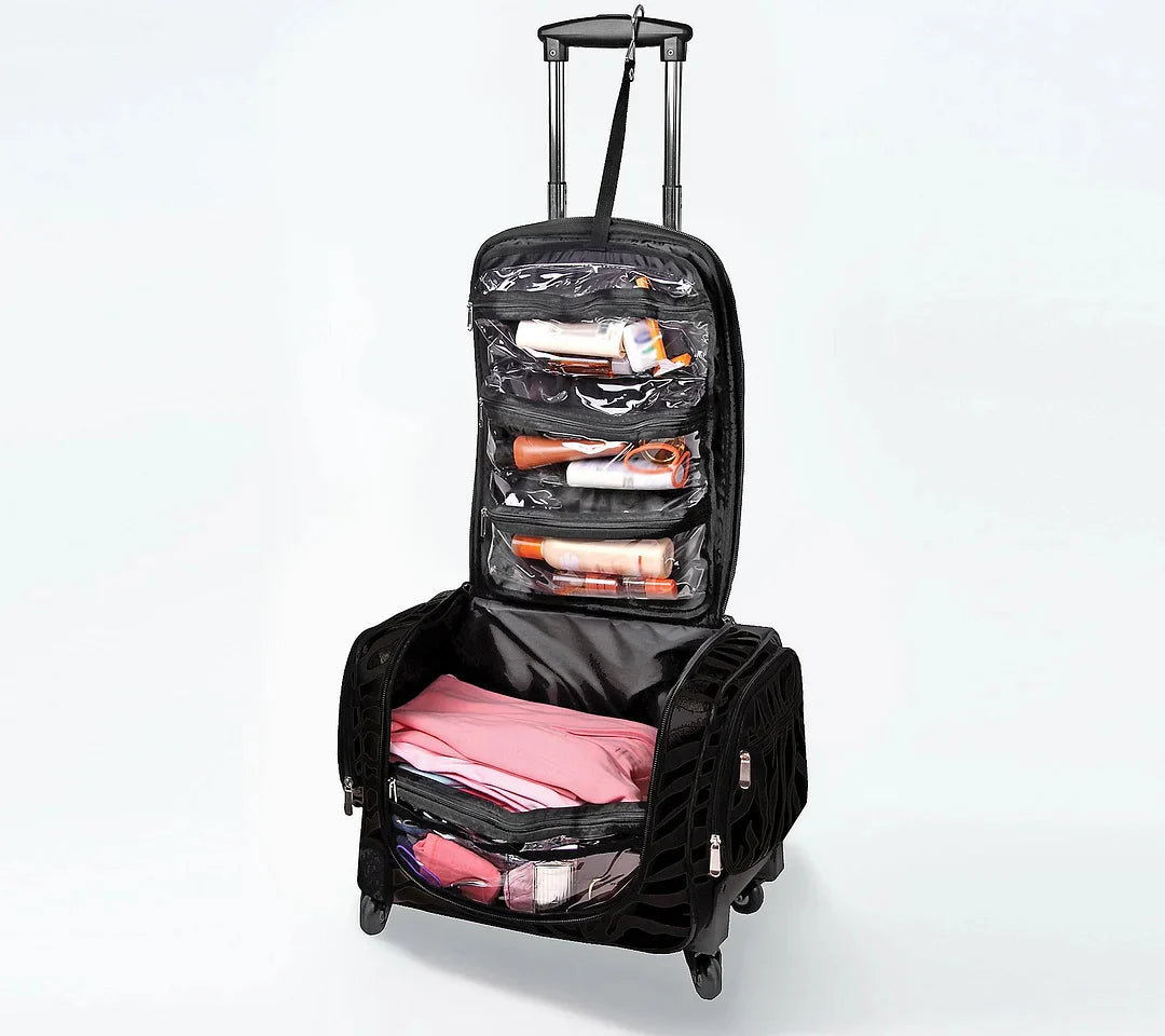 🎉🔥Factory Direct Clearout Sale🔥Weekender Travel Bag with Set of 2 Snap-In Toiletry Case