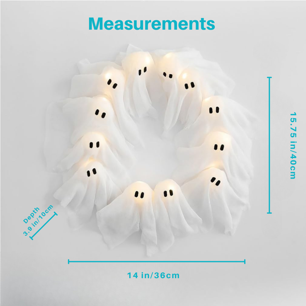 【🔥Hot Sale🔥】Spooky Halloween Glow Wreath