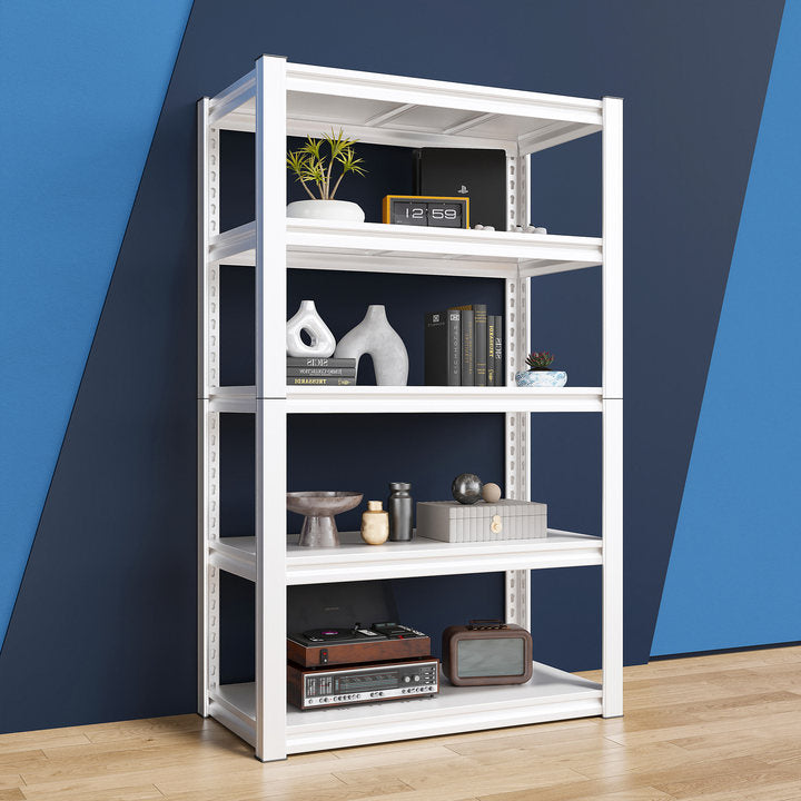 【🔥Factory Direct Clearout Sale🔥】63" H White Metal Shelving Unit, 2010 LBS Adjustable Heavy Duty Storage Shelves, Utility Rack for Pantry Kitchen