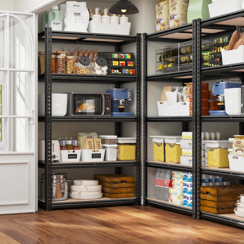 【🔥Factory Direct Clearout Sale🔥】5-Tier Boltless Shelving Units, 2020 lbs Adjustable Steel Garage Shelving Racks for Basement Kitchen Closet