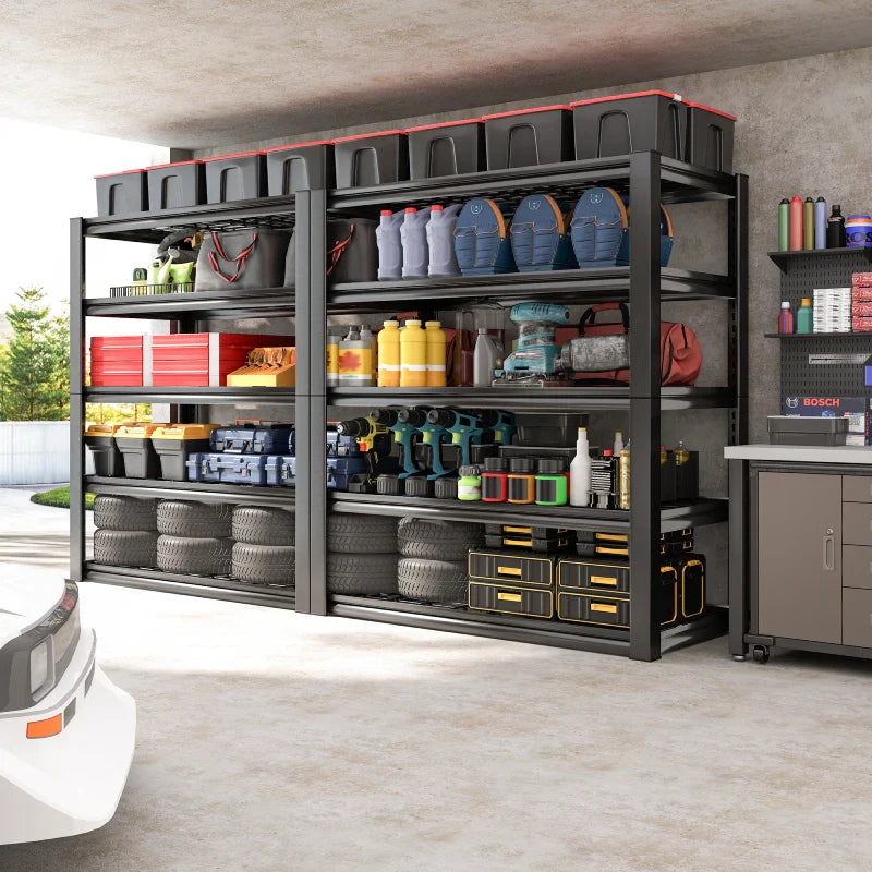 【🔥Factory Direct Clearout Sale🔥】2 Packs 72" H 2500LBS Storage Shelves  5-tier  Adjustable Shelving Units for  Basement  kitchen Garage Pantry
