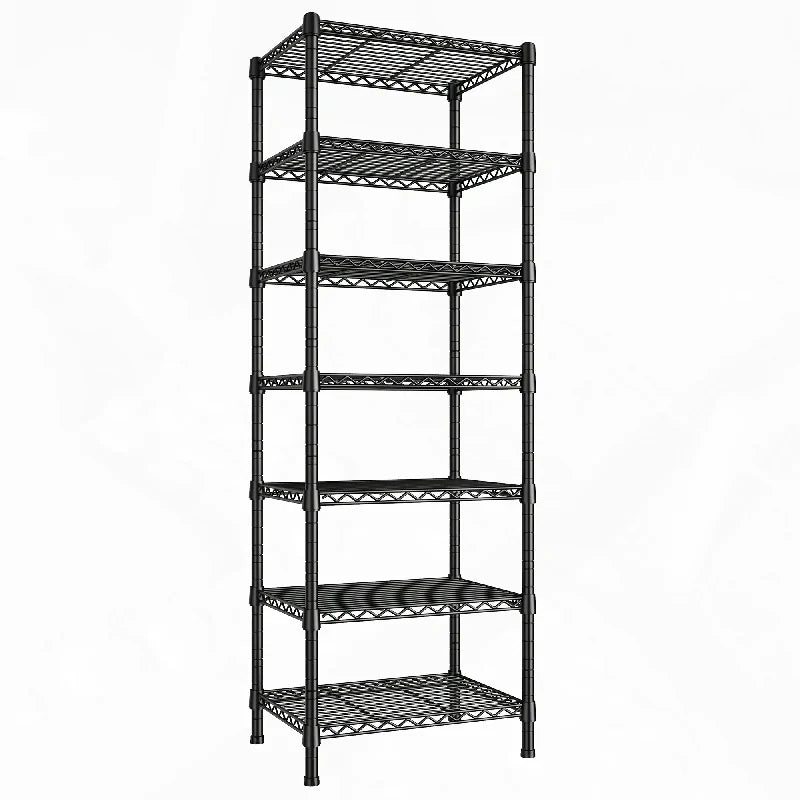 【🔥Factory Direct Clearout Sale🔥】18"W Metal Wire Shelving Units, 7-Tier Adjustable, 1176lbs Wire Rack for Pantry Kitchen Commercial
