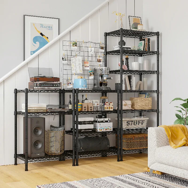 【🔥Factory Direct Clearout Sale🔥】18"W Metal Wire Shelving Units, 7-Tier Adjustable, 1176lbs Wire Rack for Pantry Kitchen Commercial