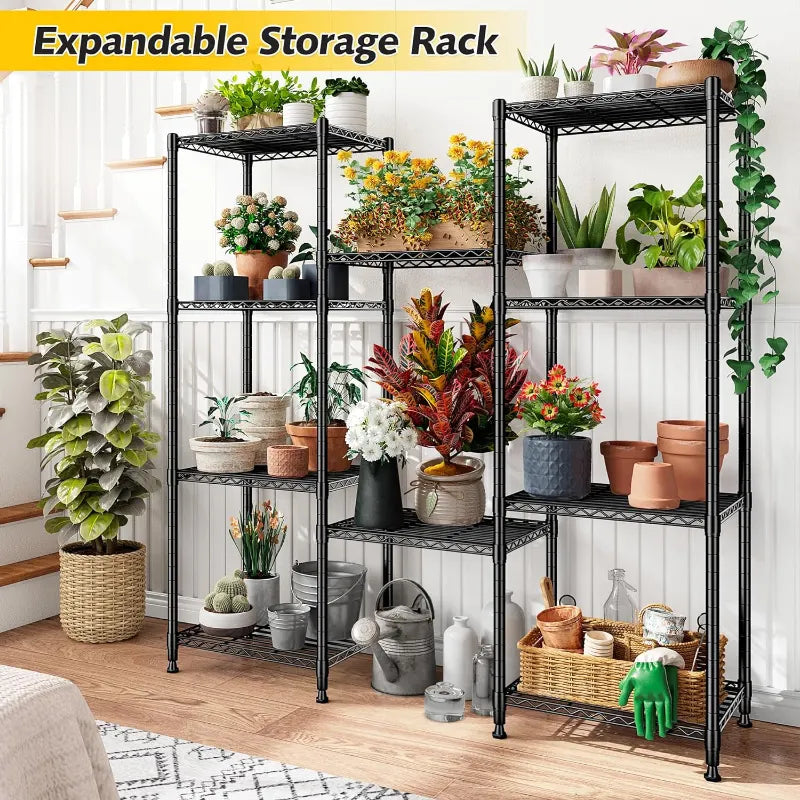 【🔥Factory Direct Clearout Sale🔥】12''W Wire Shelving Units, Set of 2 Metal Shelf, Narrow Metal Shelf, Adjusable Wire Storage Shelves for Pantry Kitchen Dorm
