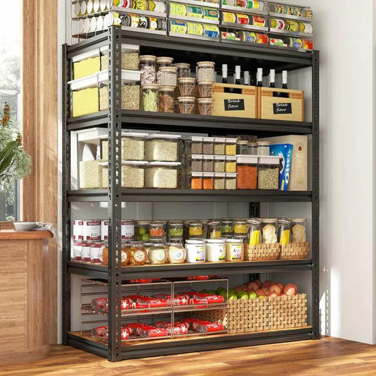 【🔥Factory Direct Clearout Sale🔥】Heavy Duty Storage Shelving 5 Tiers Garage Shelves Load 2500LBS