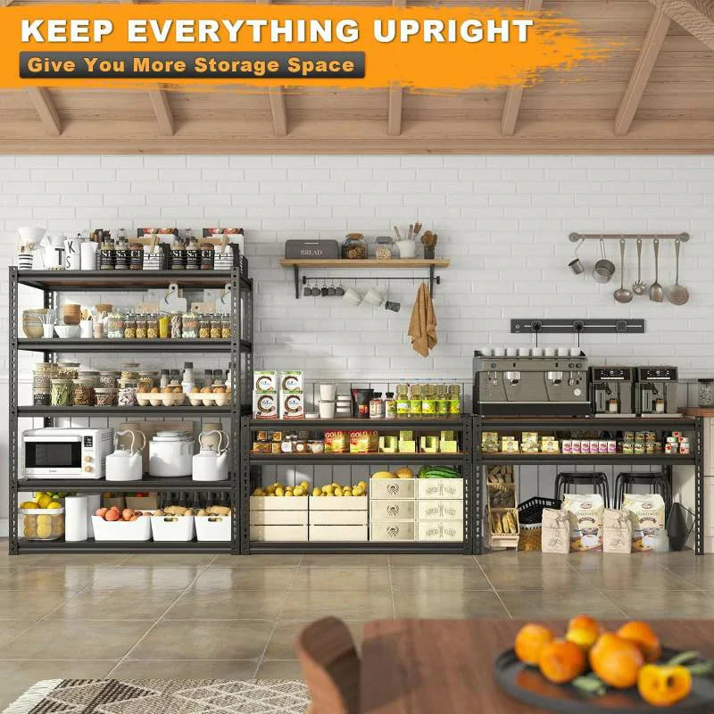 【🔥Factory Direct Clearout Sale🔥】Heavy Duty Storage Shelving 5 Tiers Garage Shelves Load 2500LBS