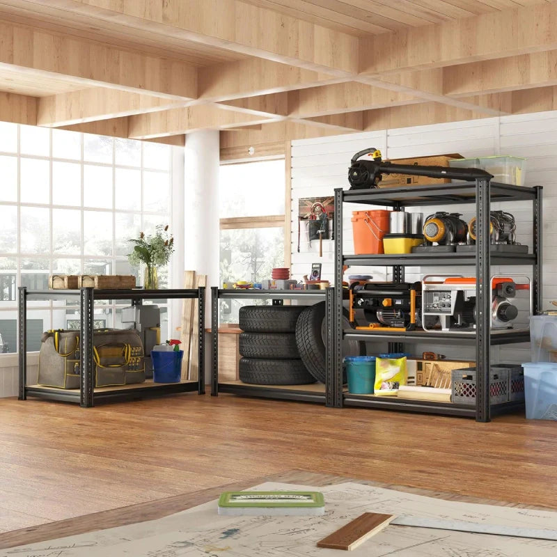 【🔥Factory Direct Clearout Sale🔥】4-Tier Metal Shelving, Storage Shelves Load 1800LBS for Garage