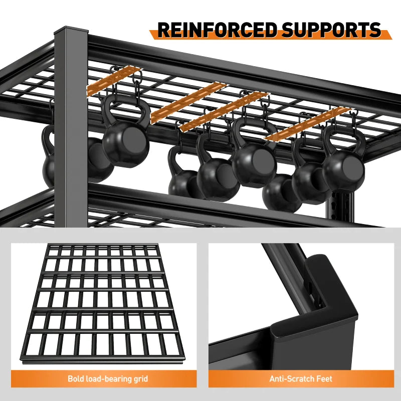 【🔥Factory Direct Clearout Sale🔥】2 Packs 72" H 2500LBS Storage Shelves  5-tier  Adjustable Shelving Units for  Basement  kitchen Garage Pantry