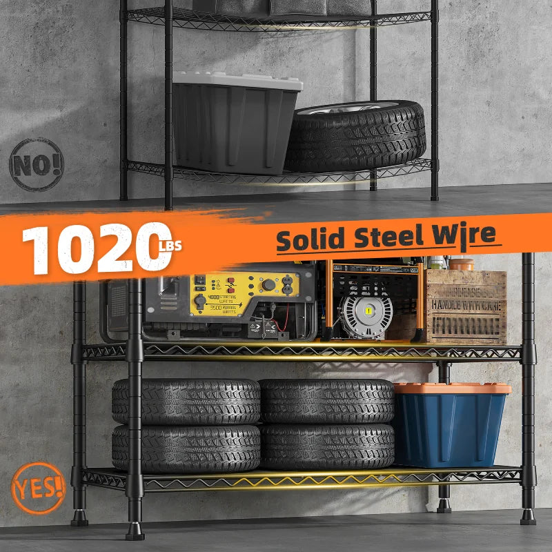 【🔥Factory Direct Clearout Sale🔥】29"W Wire Shelving Units, 5-Tier Adjusatble, 1020lbs Metal Wire Rack for Pantry Kitchen Commercial