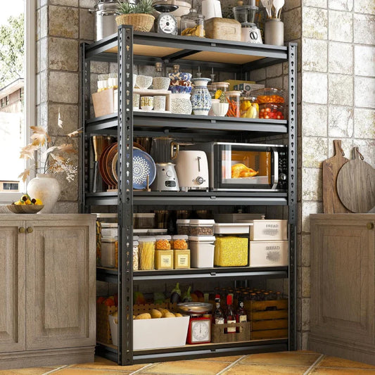 【🔥Factory Direct Clearout Sale🔥】Storage Shelves Load 2020lbs, 5-Tier Adjustable Metal Shelving Units, Shelving Rack for Closet Kitchen Pantry
