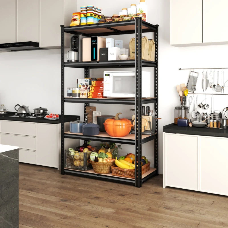 【🔥Factory Direct Clearout Sale🔥】5-Tier Boltless Shelving Units, 2020 lbs Adjustable Steel Garage Shelving Racks for Basement Kitchen Closet