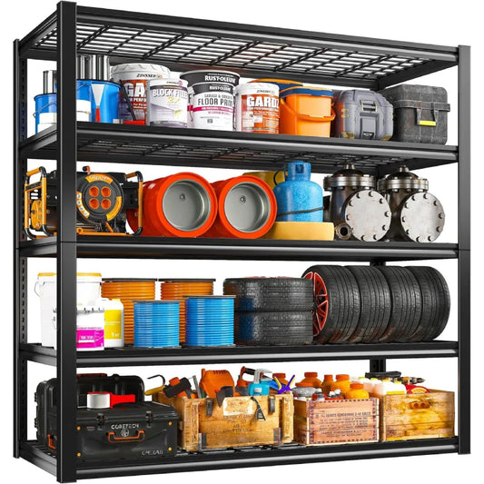 【🔥Factory Direct Clearout Sale🔥】5 Tier 48"W x 72.2"H Storage Shelves for Basement 2500LBS Metal Shelving Unit  for Garage, Warehouse, Industrial, basement
