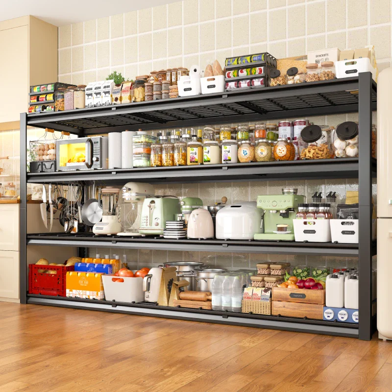 【🔥Factory Direct Clearout Sale🔥】60"W 4-Tier Shelves for Storage 2550LBS Adjustable Garage Shelving Storage Racks  for  Pantry Garage Basement