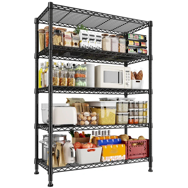 【🔥Factory Direct Clearout Sale🔥】29"W Wire Shelving Units, 5-Tier Adjusatble, 1020lbs Metal Wire Rack for Pantry Kitchen Commercial