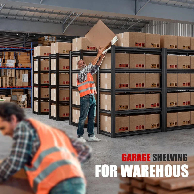 【🔥Factory Direct Clearout Sale🔥】2 Packs 31.5"W  Heavy Duty Storage Shelves, 5-Tier 2000 Lbs Adjustable Metal Shelving Units for Garage, Basement, Warehouse, Pantry