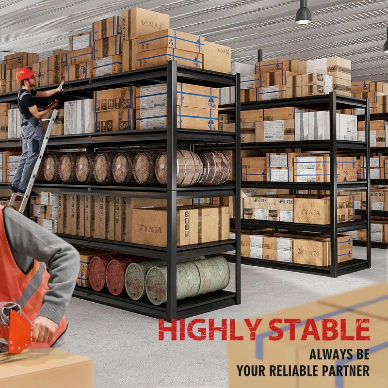【🔥Factory Direct Clearout Sale🔥】78"H Storage Shelves 3100LBS Garage Shelving Heavy Duty Adjustable Metal Shelves Unit for Storage Rack