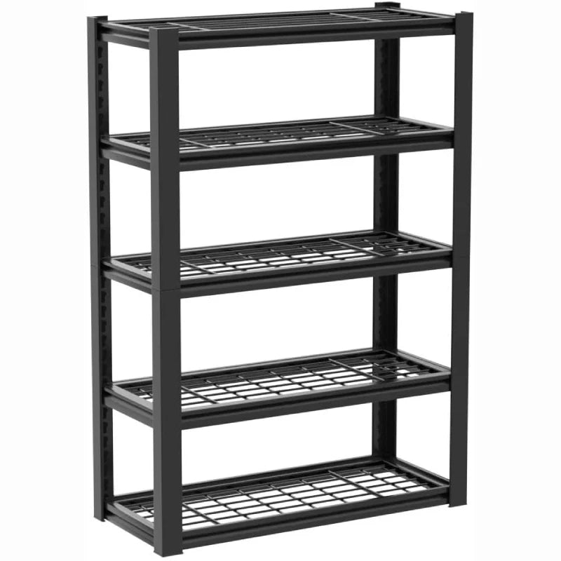 【🔥Factory Direct Clearout Sale🔥】2 Packs 35.6"W Steel Shelving 2500LBS Heavy Duty Storage Shelves Adjustable Storage Shelves for Garage, Kitchen,Basement