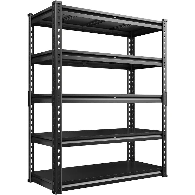 【🔥Factory Direct Clearout Sale🔥】72"H 2600LBS Garage Shelves,Metal Storage Shelving for Warehouse Commercial Pantry Garage