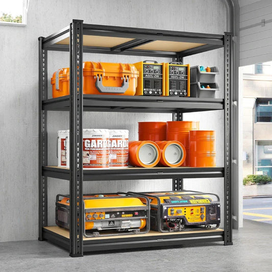 【🔥Factory Direct Clearout Sale🔥】4-Tier Metal Shelving, Storage Shelves Load 1800LBS for Garage