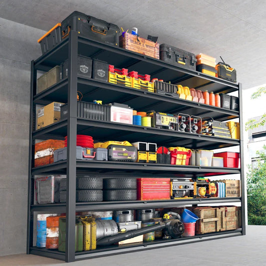【🔥Factory Direct Clearout Sale🔥】84"H 3500LBS Heavy Duty Garage Shelving 6-tier Adjustable Storage Shelves for Garage,Warehouse, Basement