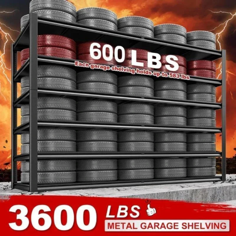 【🔥Factory Direct Clearout Sale🔥】84"H 3600LBS Heavy Duty Industrial Garage Shelving,6-Tier Adjustable Easy Installation Storage Shelving Units For Basement&Warehouse