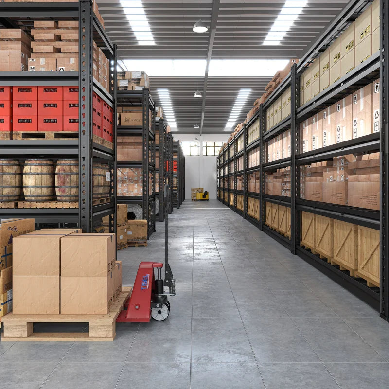 【🔥Factory Direct Clearout Sale🔥】Garage Shelving 48"W x 72"H  5-Tier Storage Shelves 3000 LBS  Heavy Duty Shelving Adjustable for Garage, Basement, Warehouse